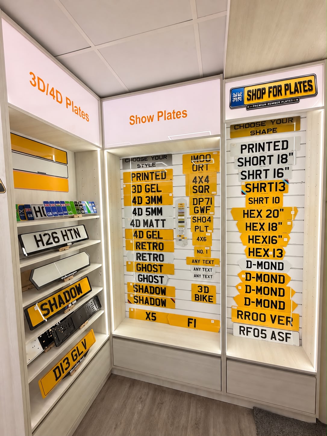 Shop For Plates premium UK number plate showroom